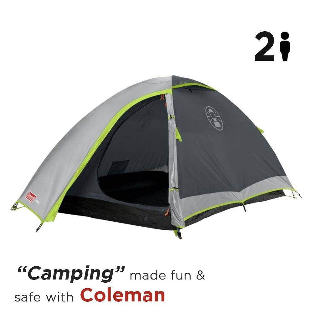 2-Person Darwin Camping & Hiking Tent, Compact, Lightweight & Easy Setup, Green -  1