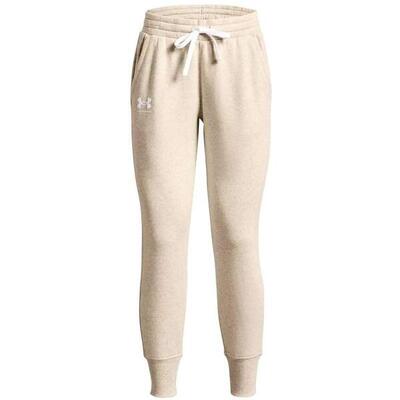 Dames rival fleece joggingbroek (beige)