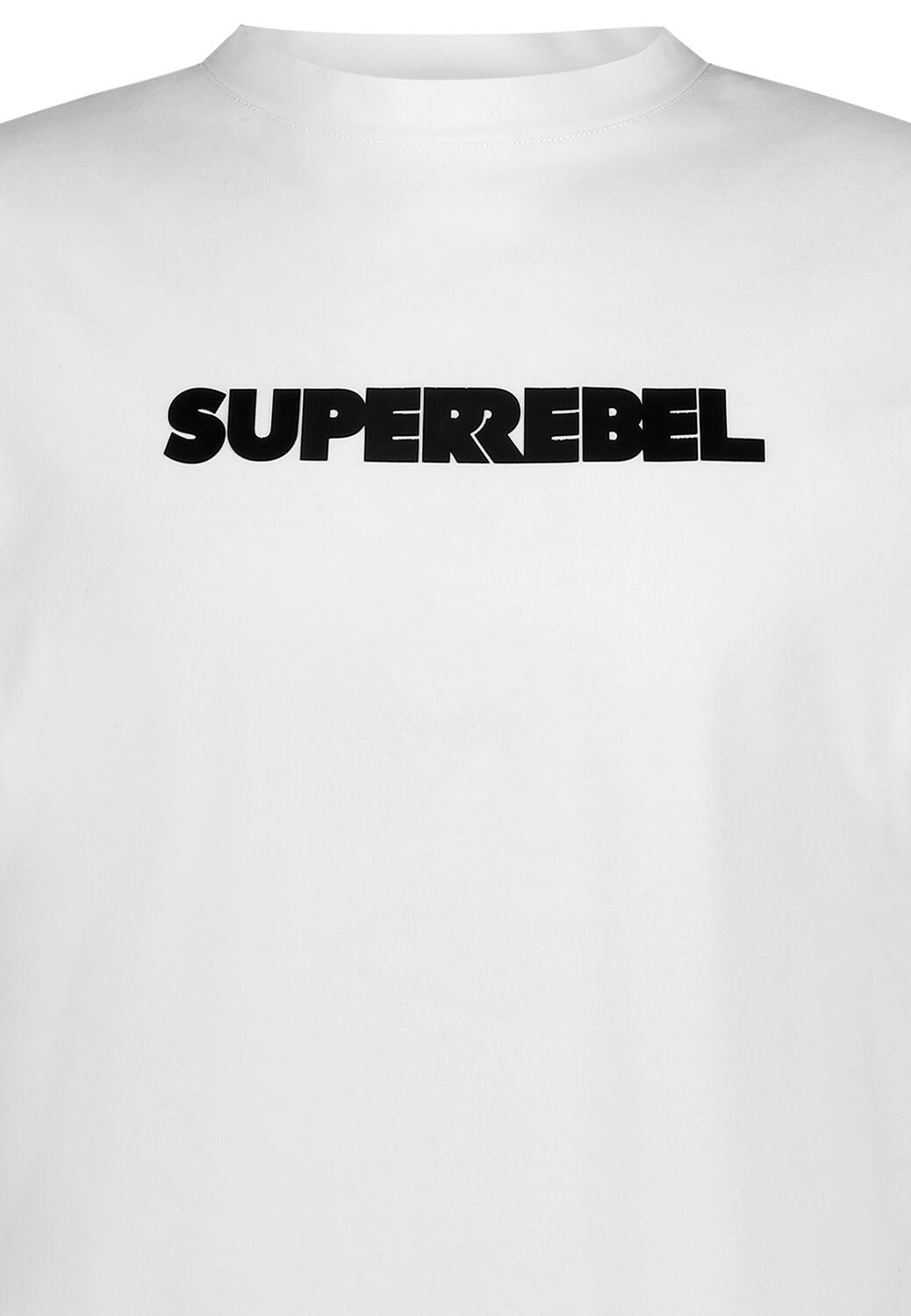 KEANU_ – T shirt uomo – Bianco – Con stampa – Cotone elasticizzato – Casual fit 3/6