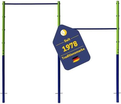 Best Sporting 61395 Doppel-Turnreck Klara Spielplatz blau/grün/blau