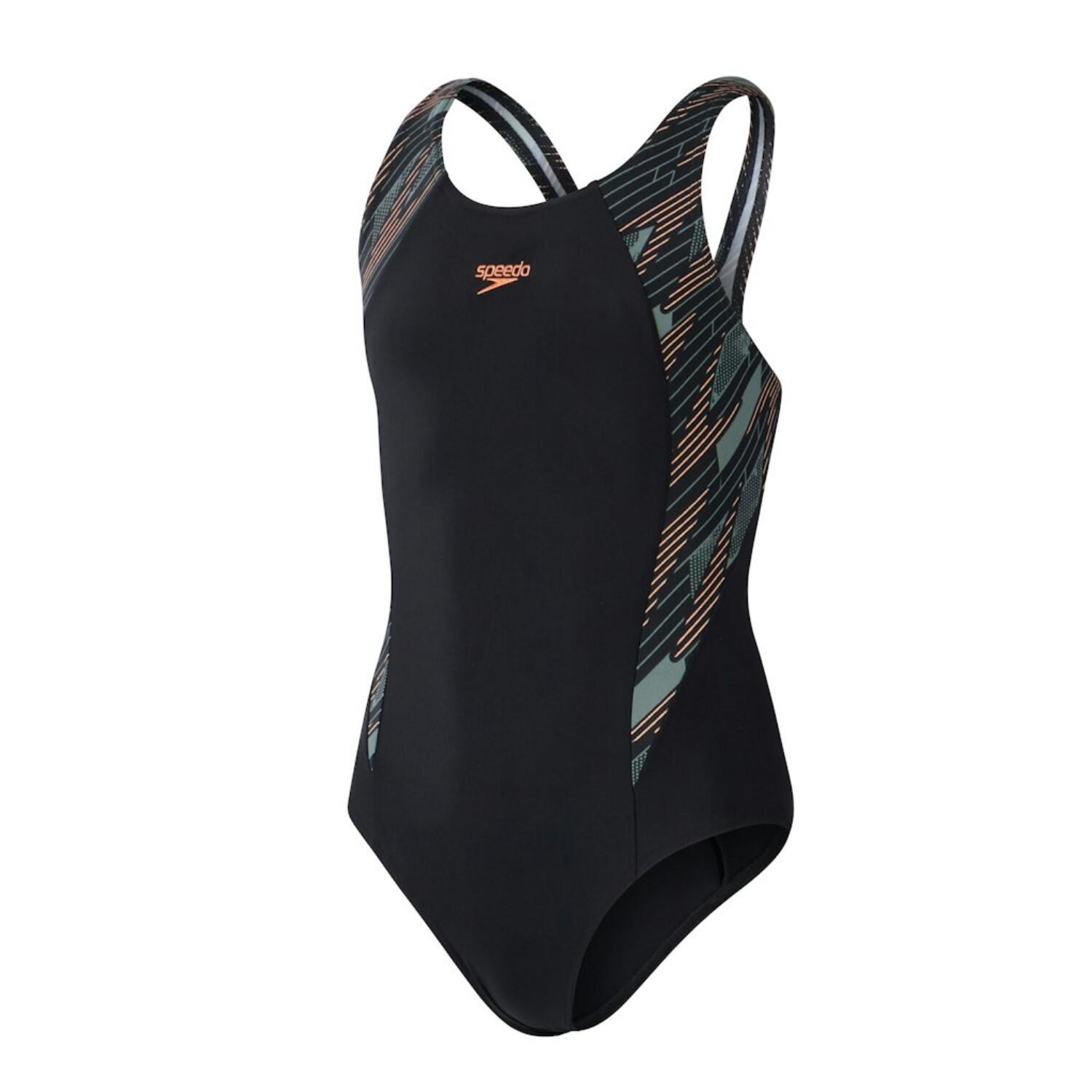 Dziewczęcy jednoczęściowy kostium kąpielowy Speedo Hyperboom Splice Muscleback