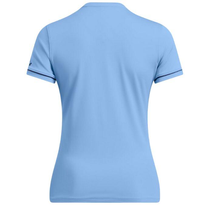 Under Armour Dames Playoff 3.0 Novelty Polo Horizon Blue 2/4