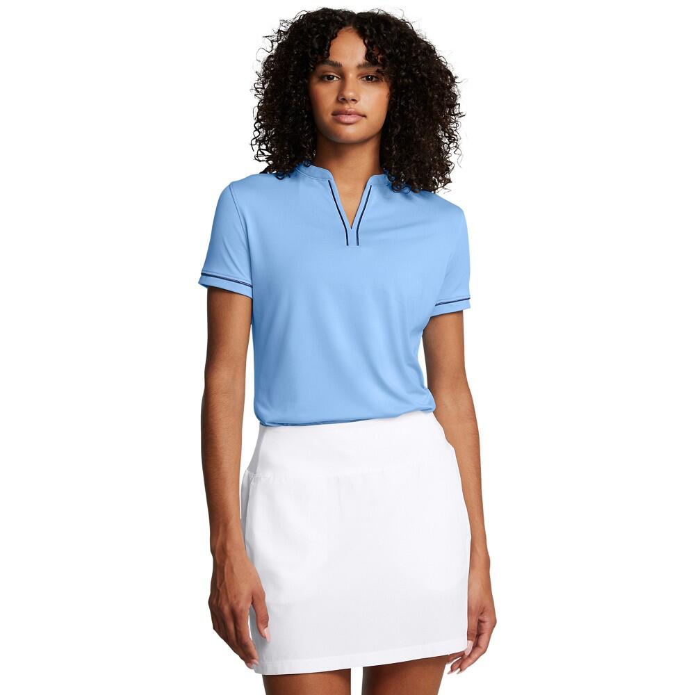 Under Armour Dames Playoff 3.0 Novelty Polo Horizon Blue 4/4