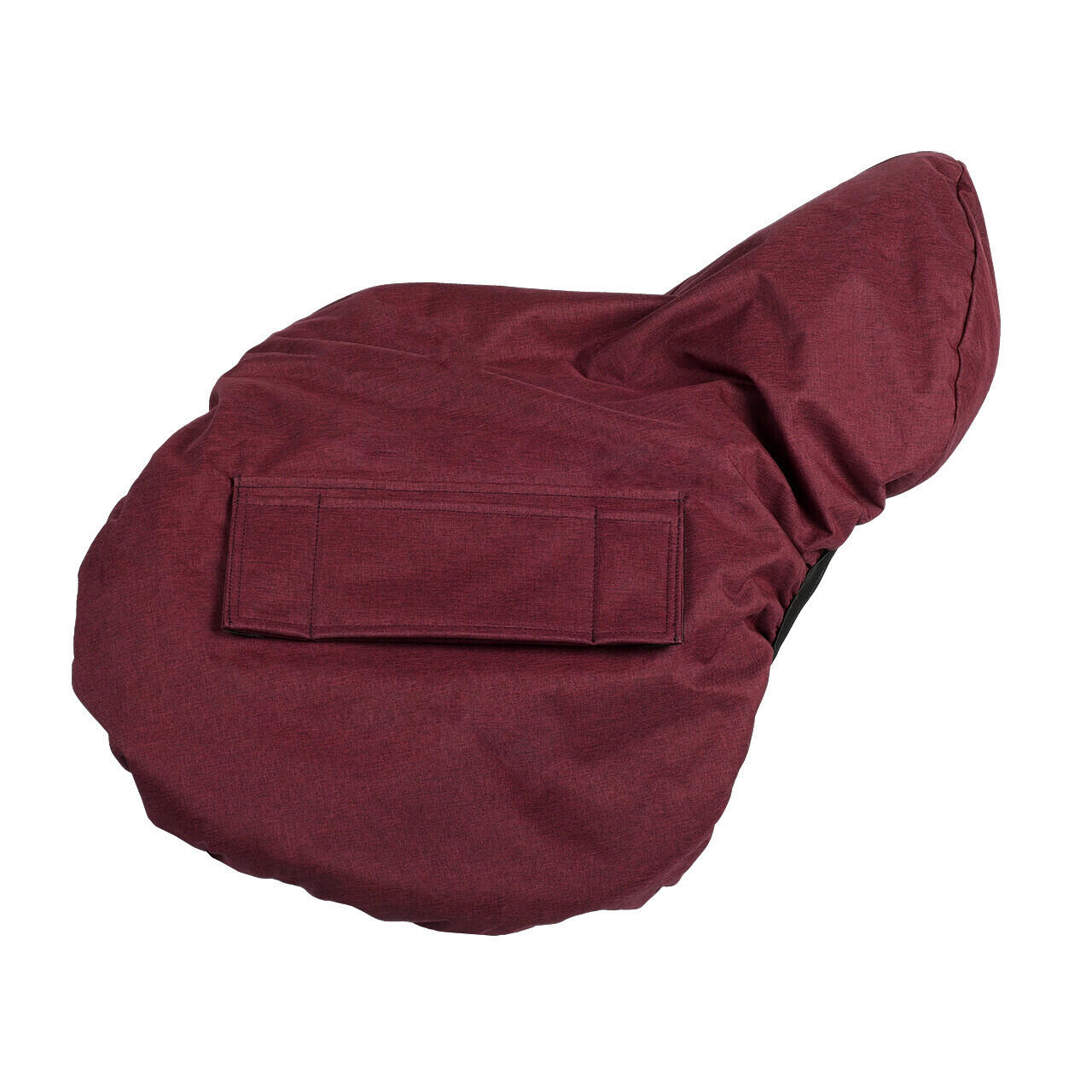 Qhp - Housse De Selle Pour Cheval Qhp - Selle D'Équitation - Marron|rouge - Decathlon
