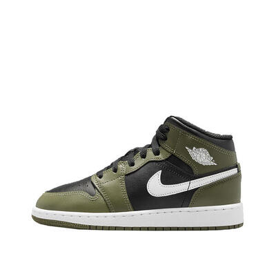 Nike - Air jordan 1 mid verde/negro DQ8423-092