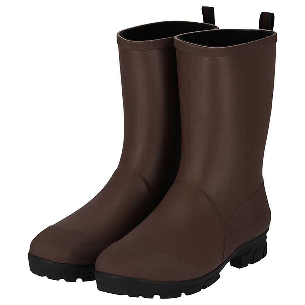 Heat Keeper - Bottes De Pluie Basses Pour Homme - 100 % Caoutchouc - Bottes De Pluie Chelsea - Bonnet - Marron - Decathlon
