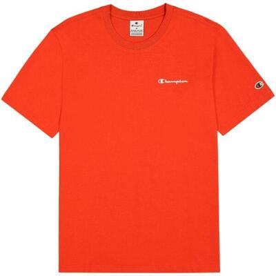 Herenshirt met korte mouwen (rood/oranje)