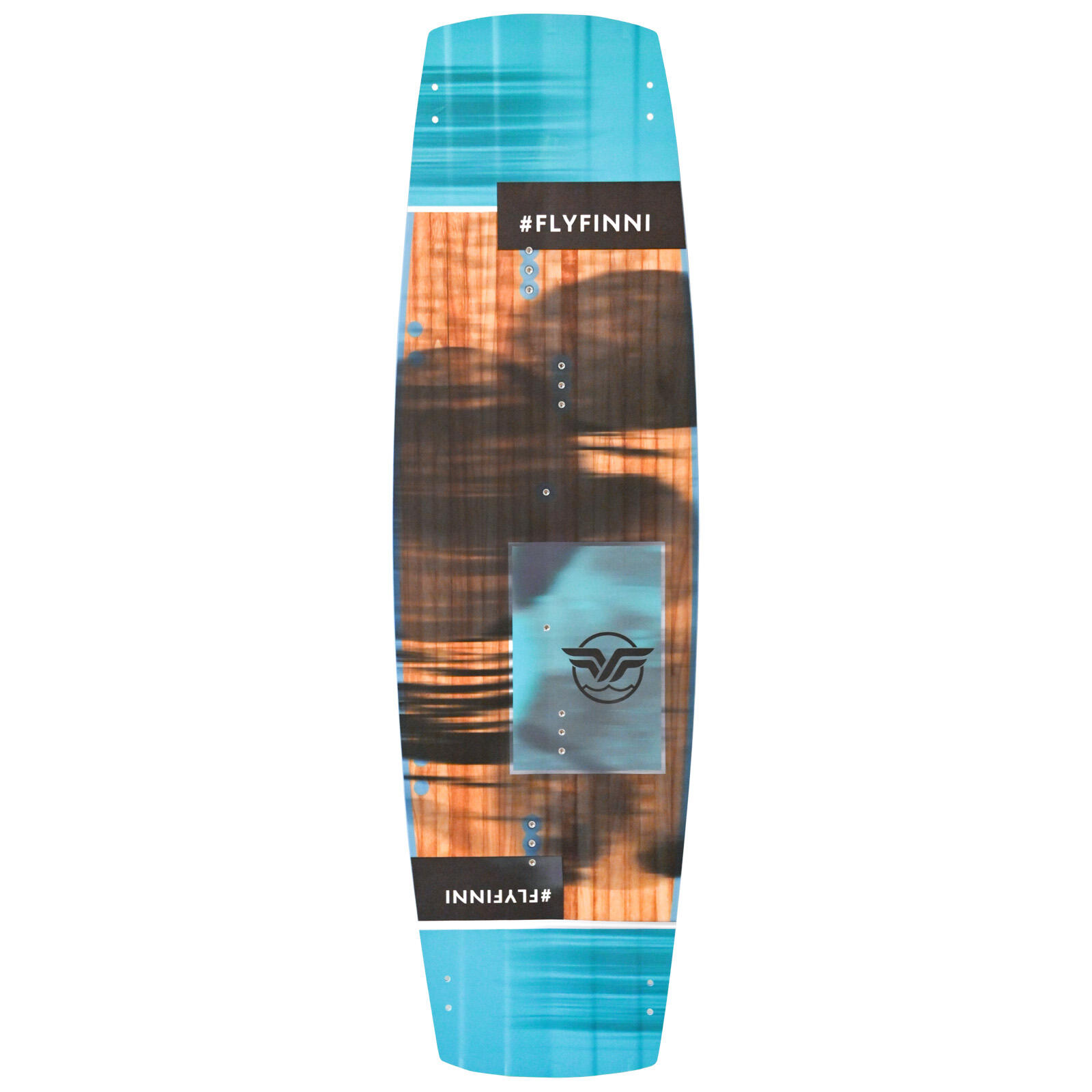 F2  Kiteboard Finn Flügel Promodel Wood Komplett 136cm Türkis 2025 2/3