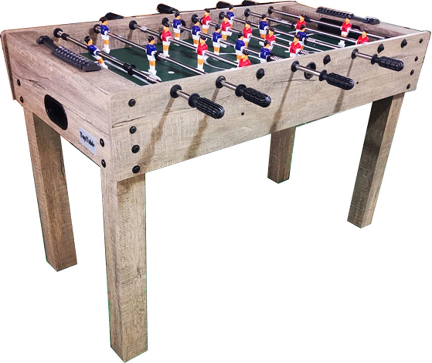 TopTable Telescoop Wood - Voetbaltafel met 13mm dikke telescoop stangen 1/3