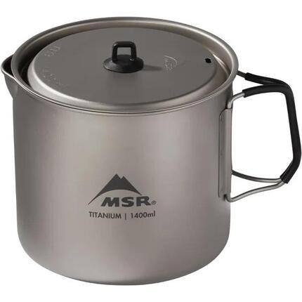 MSR – Titan Kettle 1400 ml – Titanium Kochtopf – Outdoor-Kochen