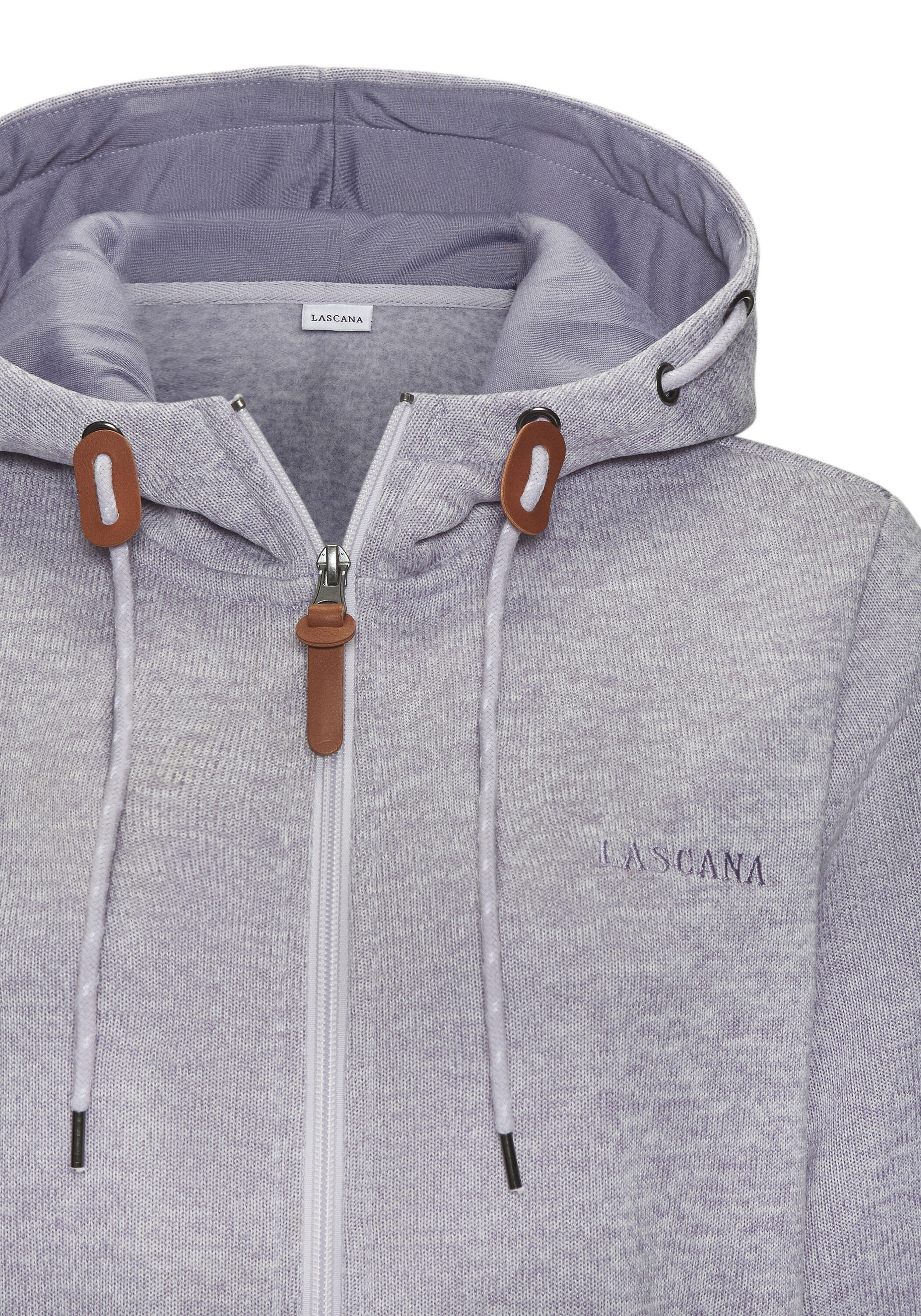 Damen Strickfleecejacke 6/7