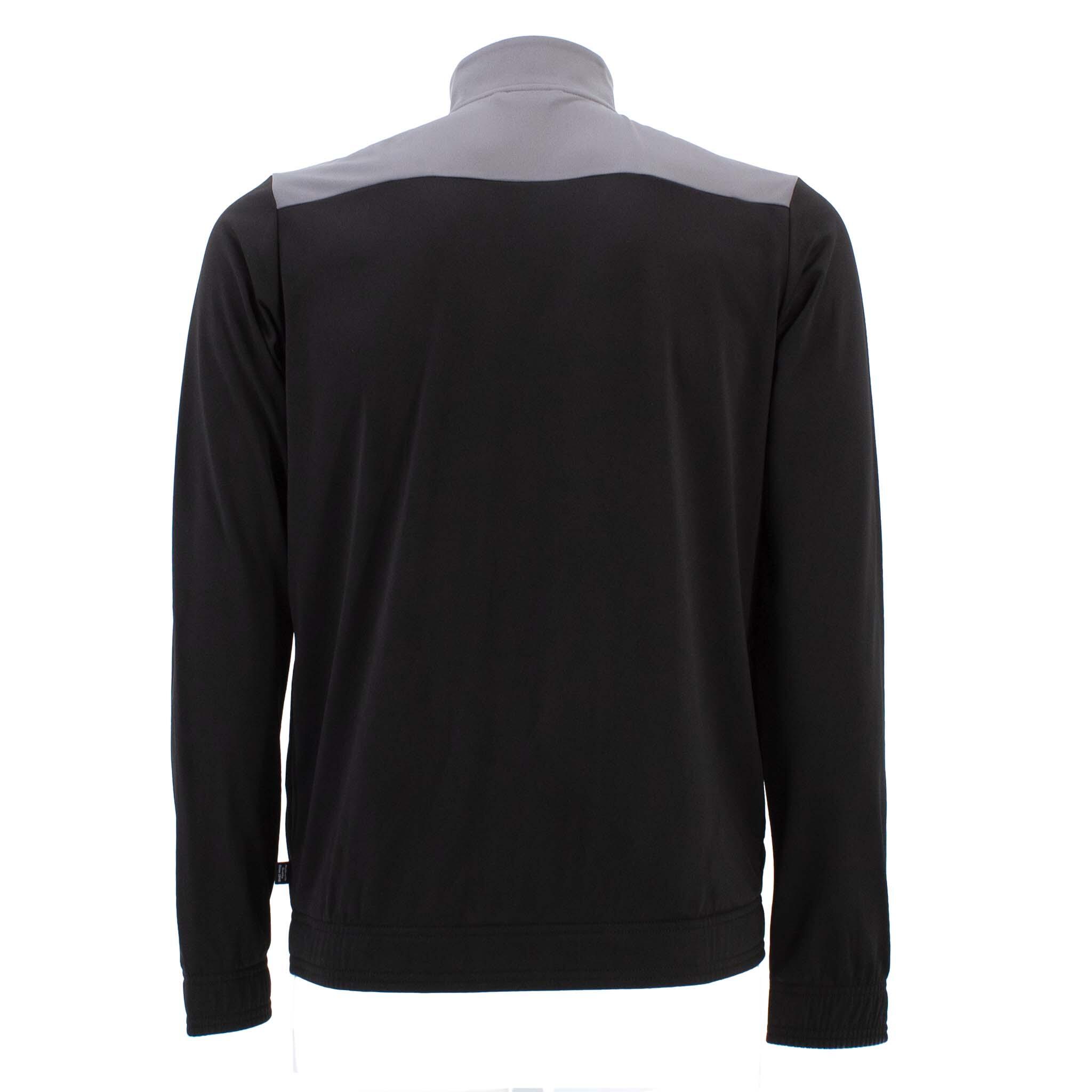 Trainingsanzug Colorblock Poly Suit Kids in Schwarz 4/7