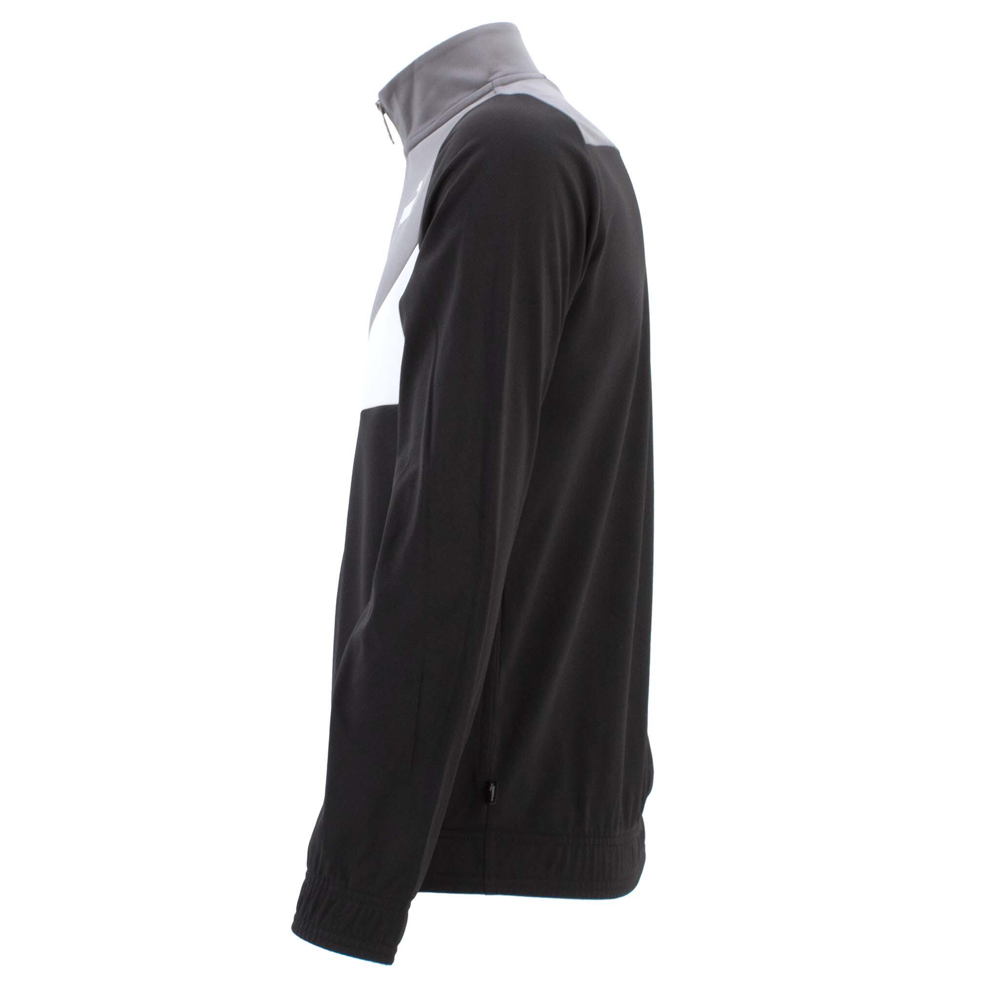 Trainingsanzug Colorblock Poly Suit Kids in Schwarz 3/7