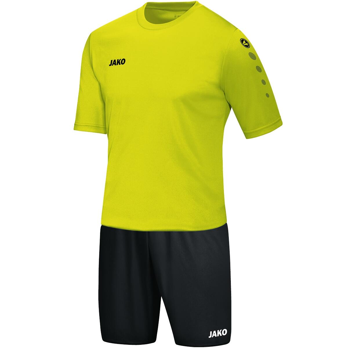 Jako Team Shirt Korte Mouw Heren - Lime 6/7