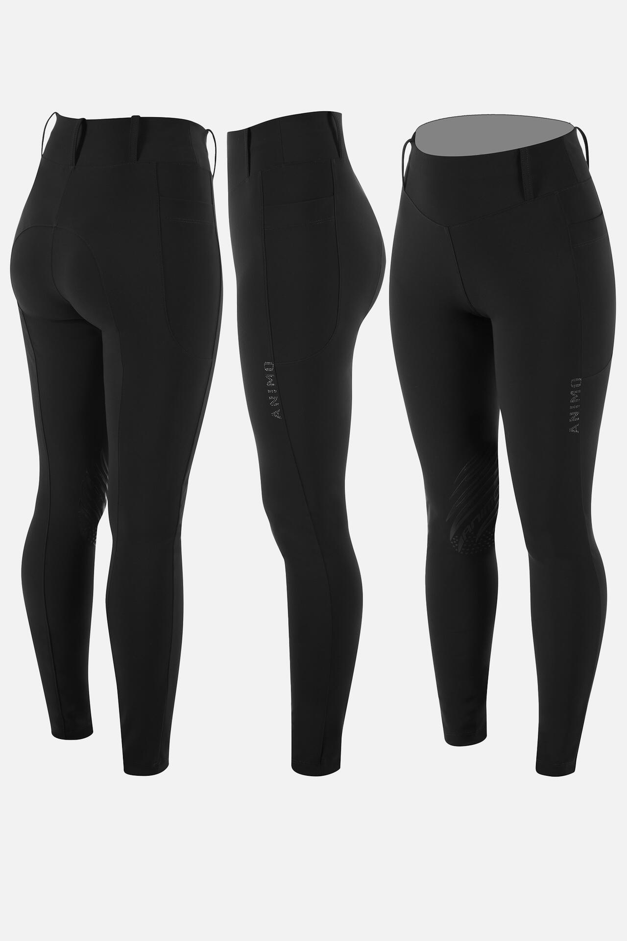 ANIMO ITALIA Animo Nashville Full Grip Legging Zwart -