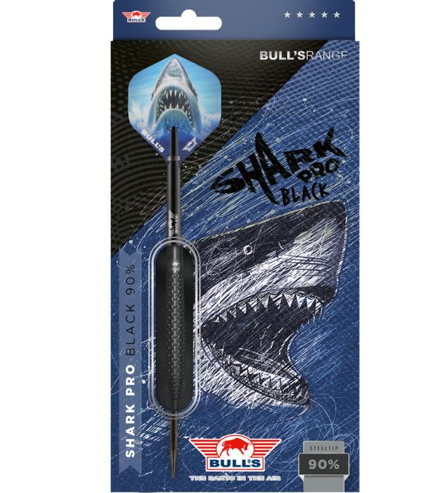 BULLS Bull's Shark Pro Black 90% Steeltip Darts