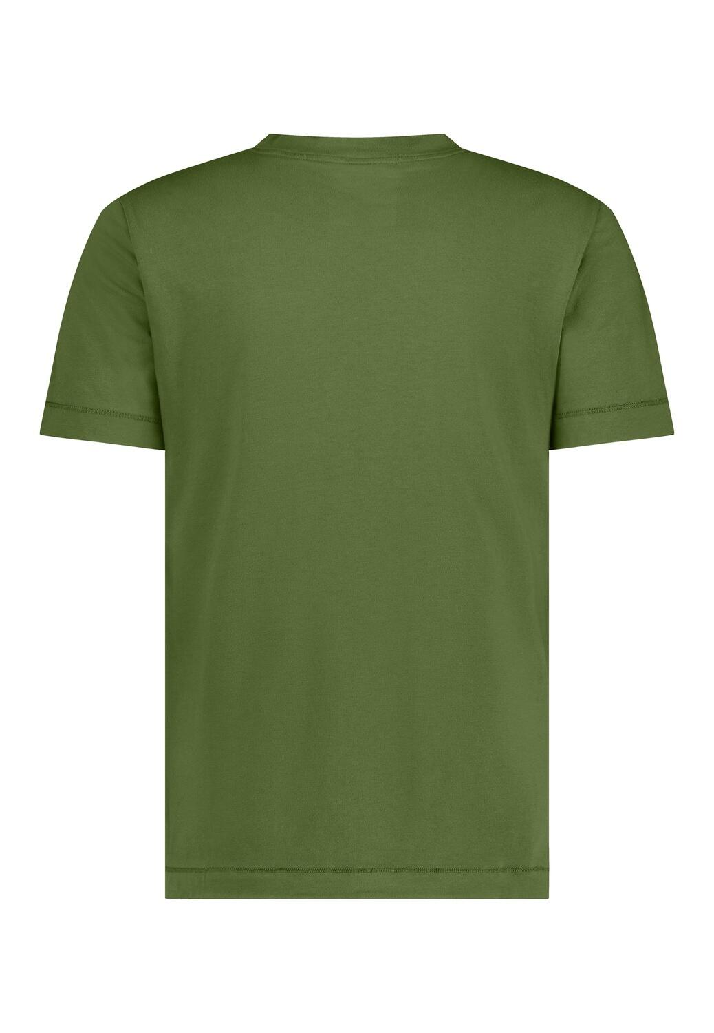 KEANU_ – T-shirt homem – Verde – Logótipo – Algodão elástico – Casual 5/6