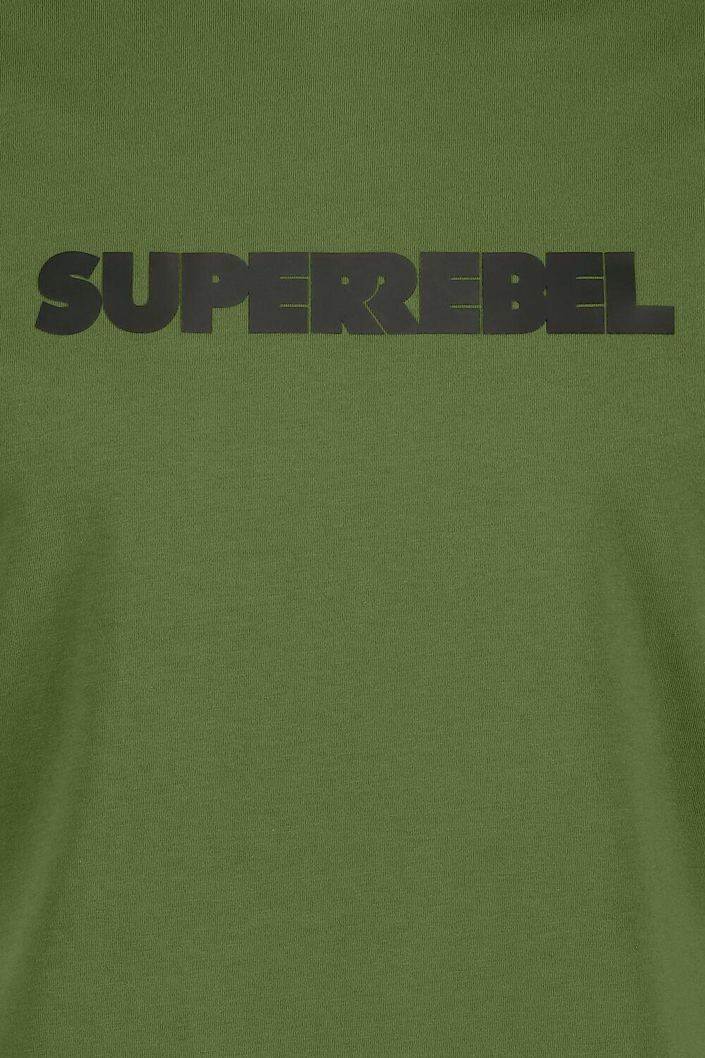 KEANU_ – T-shirt homem – Verde – Logótipo – Algodão elástico – Casual 6/6