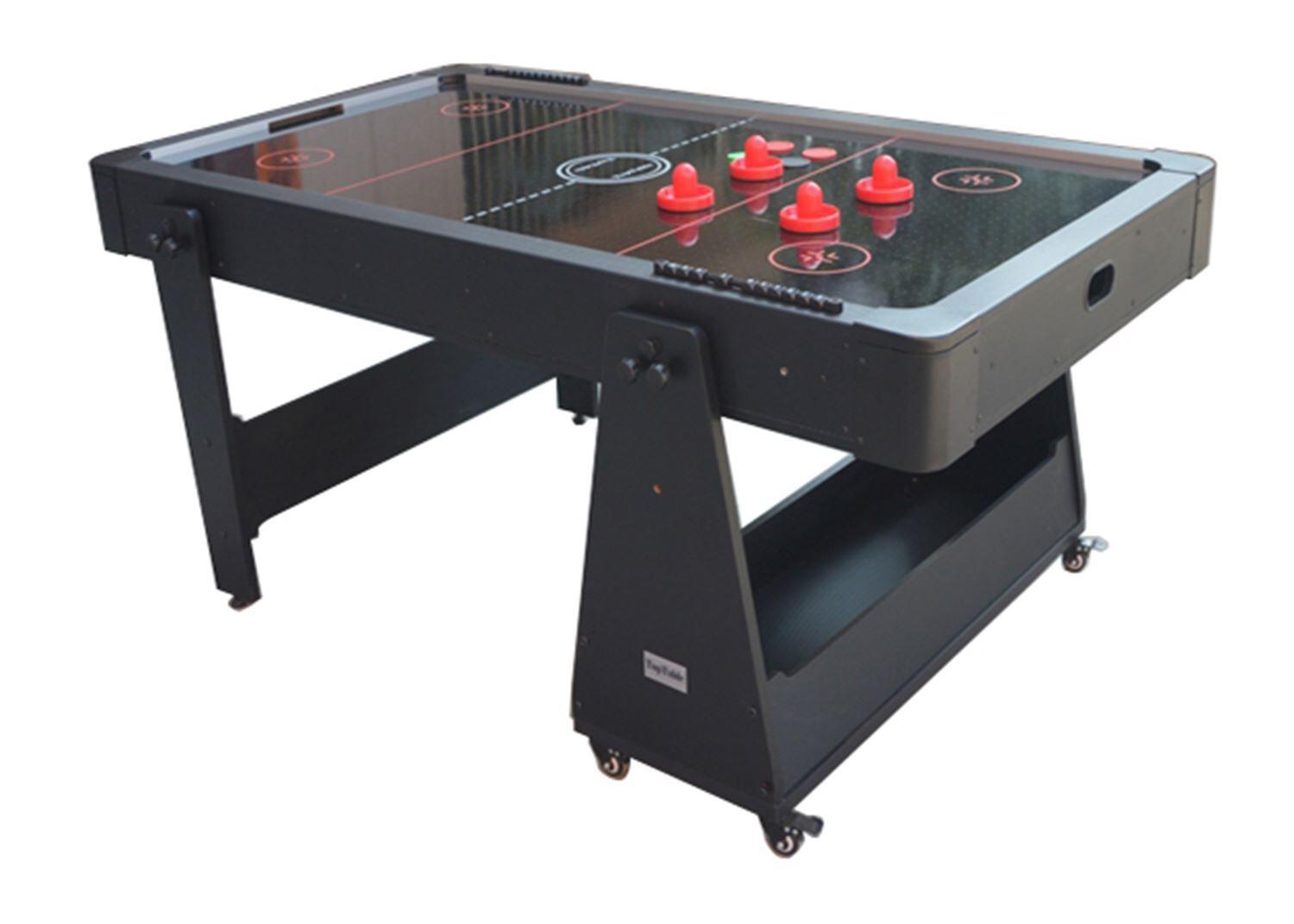 TopTable Twist Grey-Black, mobile 5,5ft - Airhockey & Pooltafel 3/4