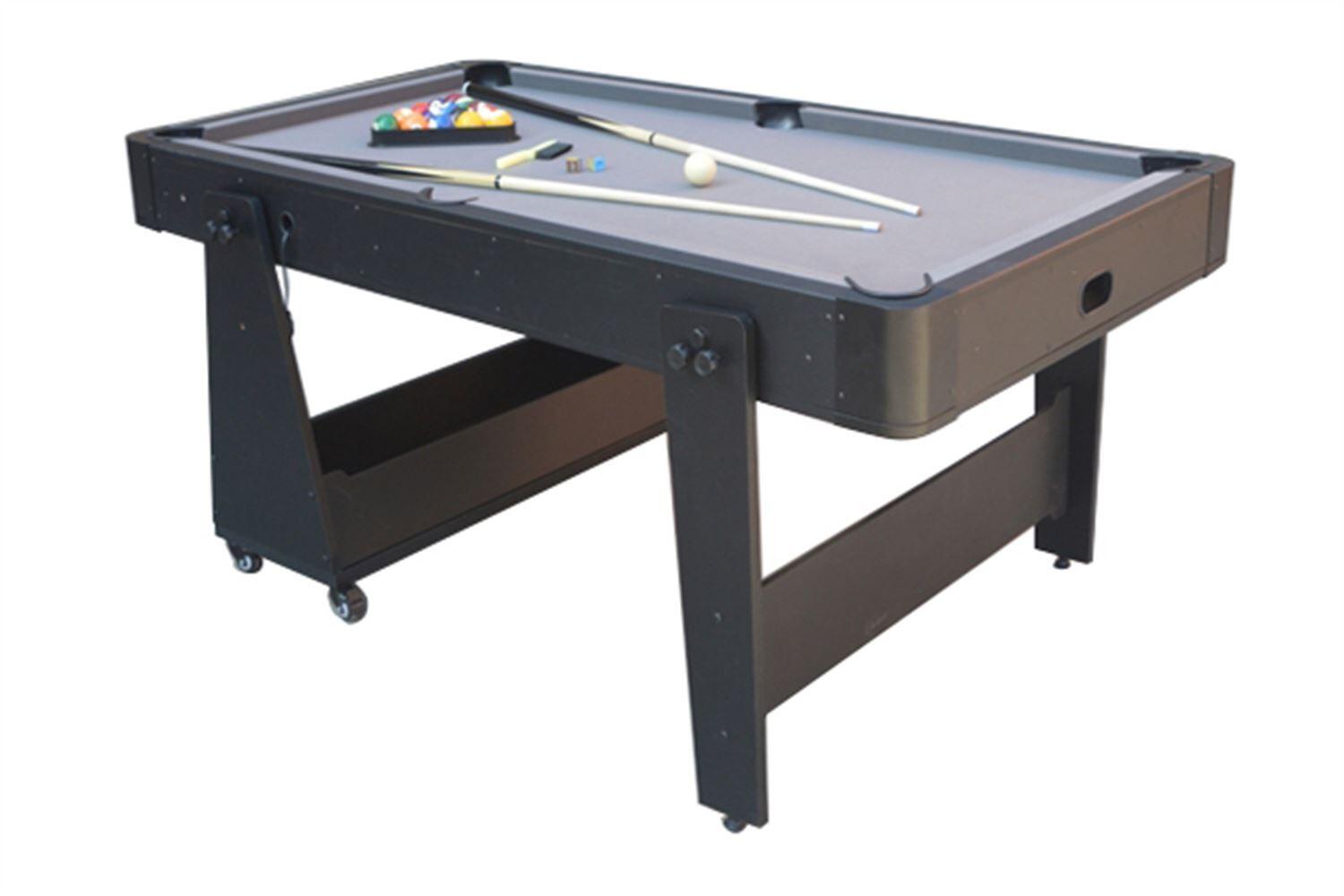 TopTable Twist Grey-Black, mobile 5,5ft - Airhockey & Pooltafel 2/4