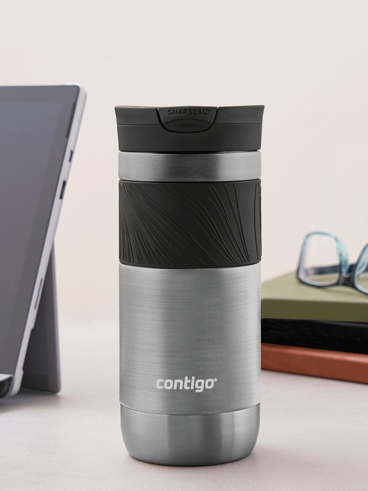 Contigo Byron 2 Snapseal Travel Mug 470ml Stainless Steel Leak-Proof Thermalock 4/7