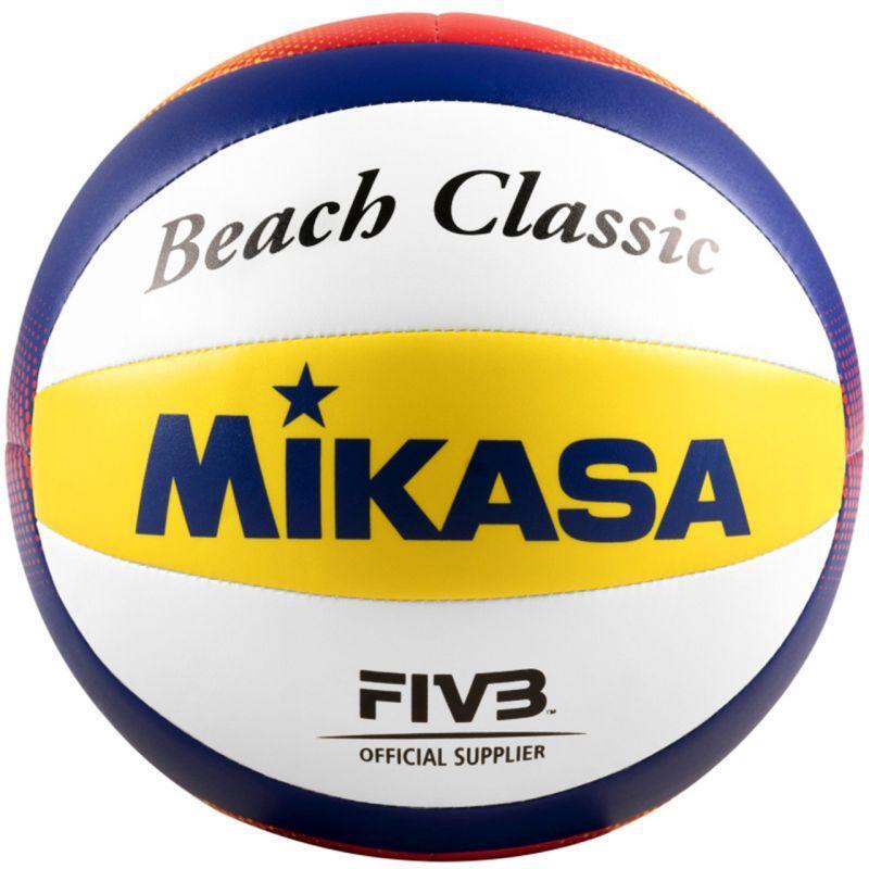 Mikasa - Ballon De Volleyball Beach Classic (blanc / Bleu / Jaune) - Ballon De Volley - Blanc|bleu|jaune - 5 - Decathlon