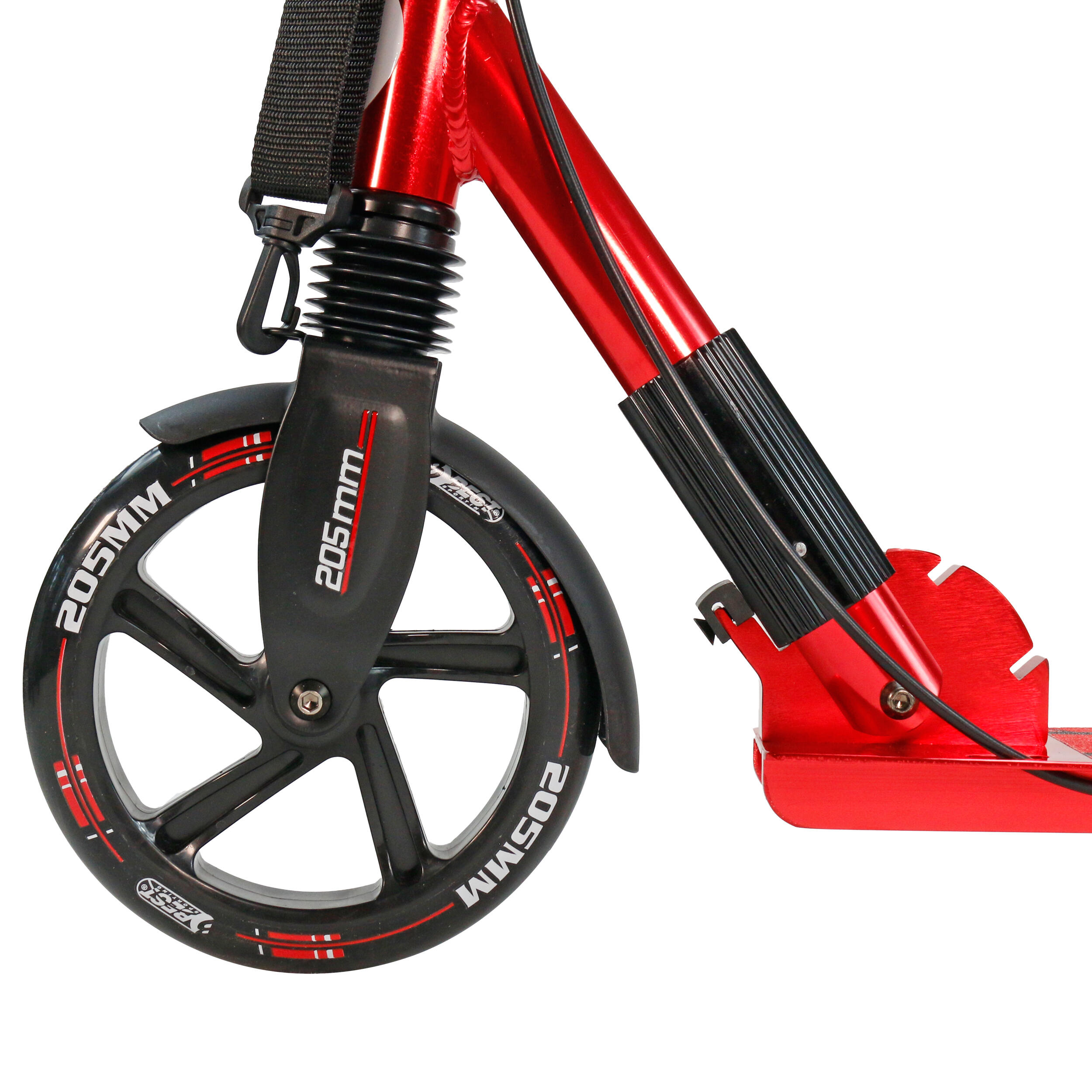 Best Sporting 30478 Scooter 205 Schwarz / Rot mit Tragegriff 3/7