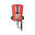 gilet de sauvetage automatique 300N ISO avec harnais - rouge