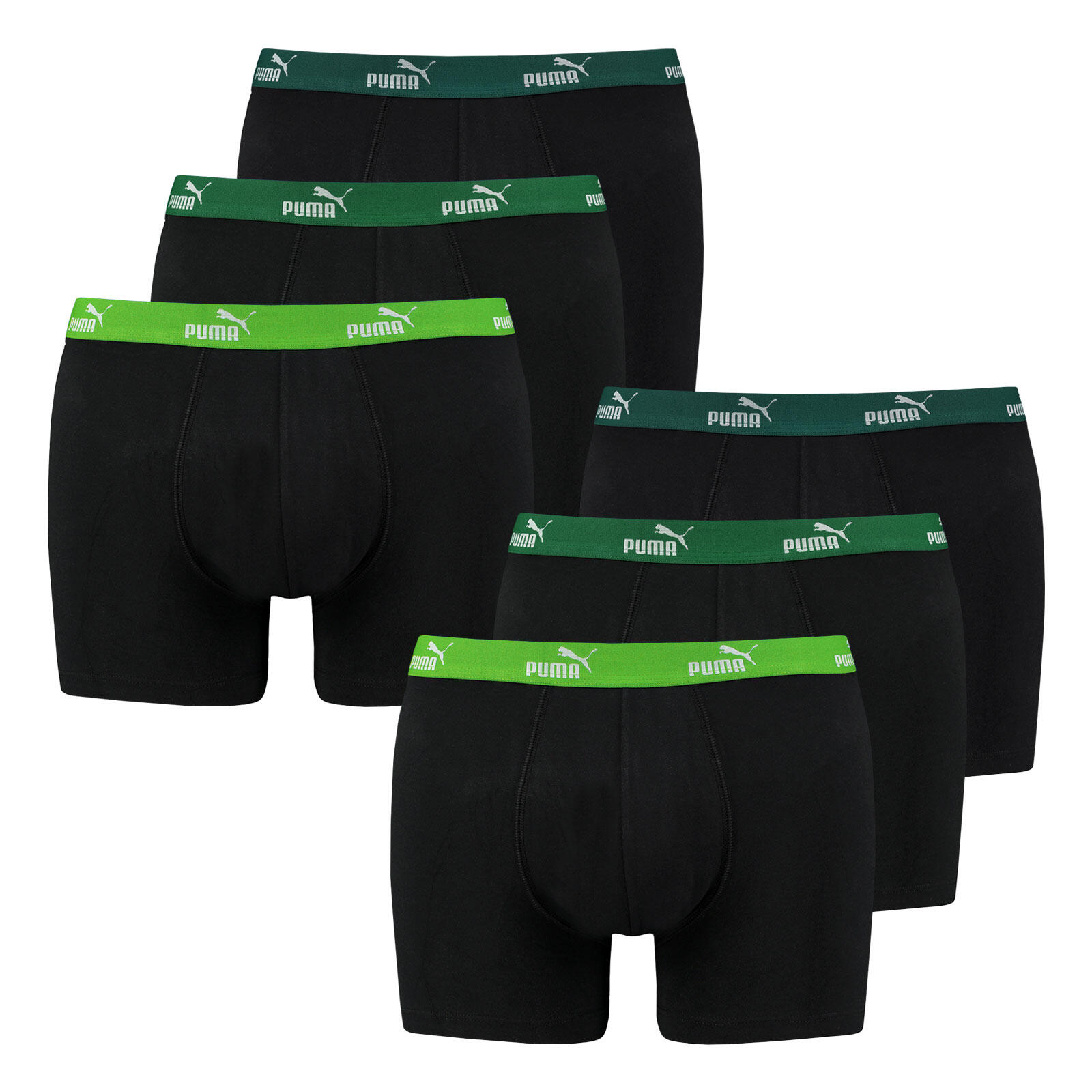 PUMA Boxershorts 6er Pack weich atmungsaktiv sportlich Herren - Promo Boxer