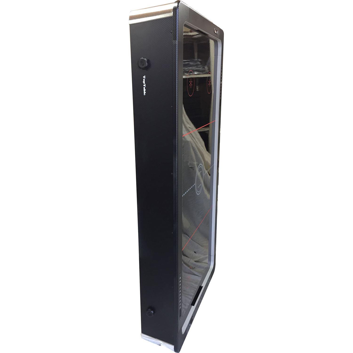 Foldy-Carbon Schwarz/Grau 6,5 ft – klappbarer Airhockey-Tisch 4/7