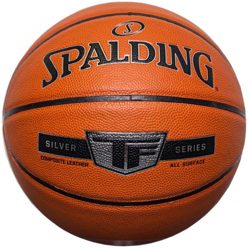 Spalding - Ballon De Basket Silver Tf Series (orange) - Ballon De Basket - Jaune|orange - Decathlon