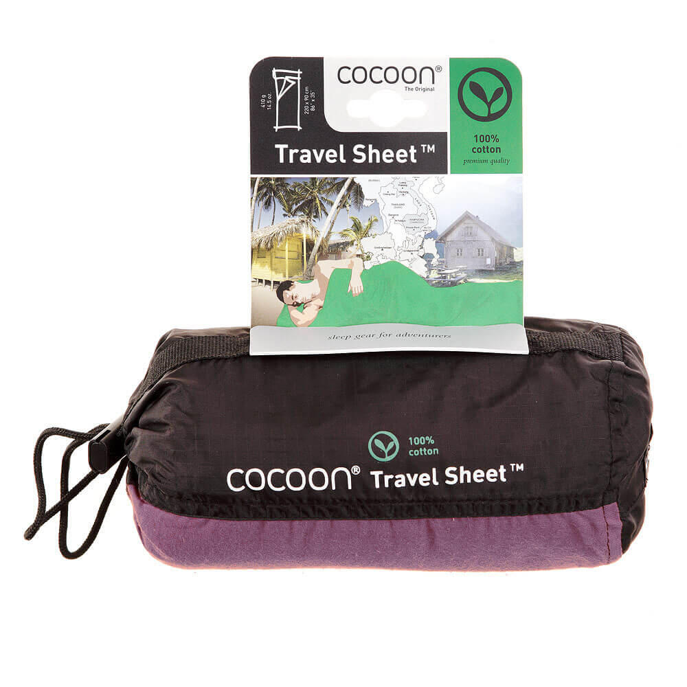 Cocoon Travelsheet 100% Cotton Elephant Grey – Komfort 3/3