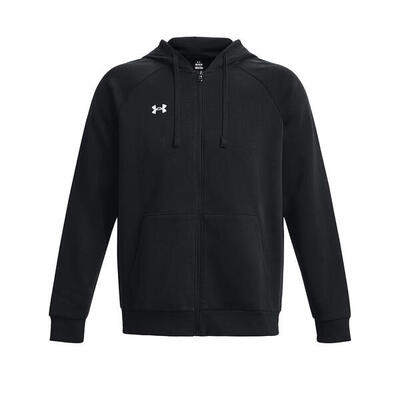 Heren rival fleece full zip hoodie (grijs)