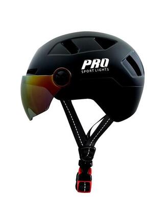 Fahrradhelm Speed Pedelec Erwachsene 2 Visiere und LED Licht - NTA 8776