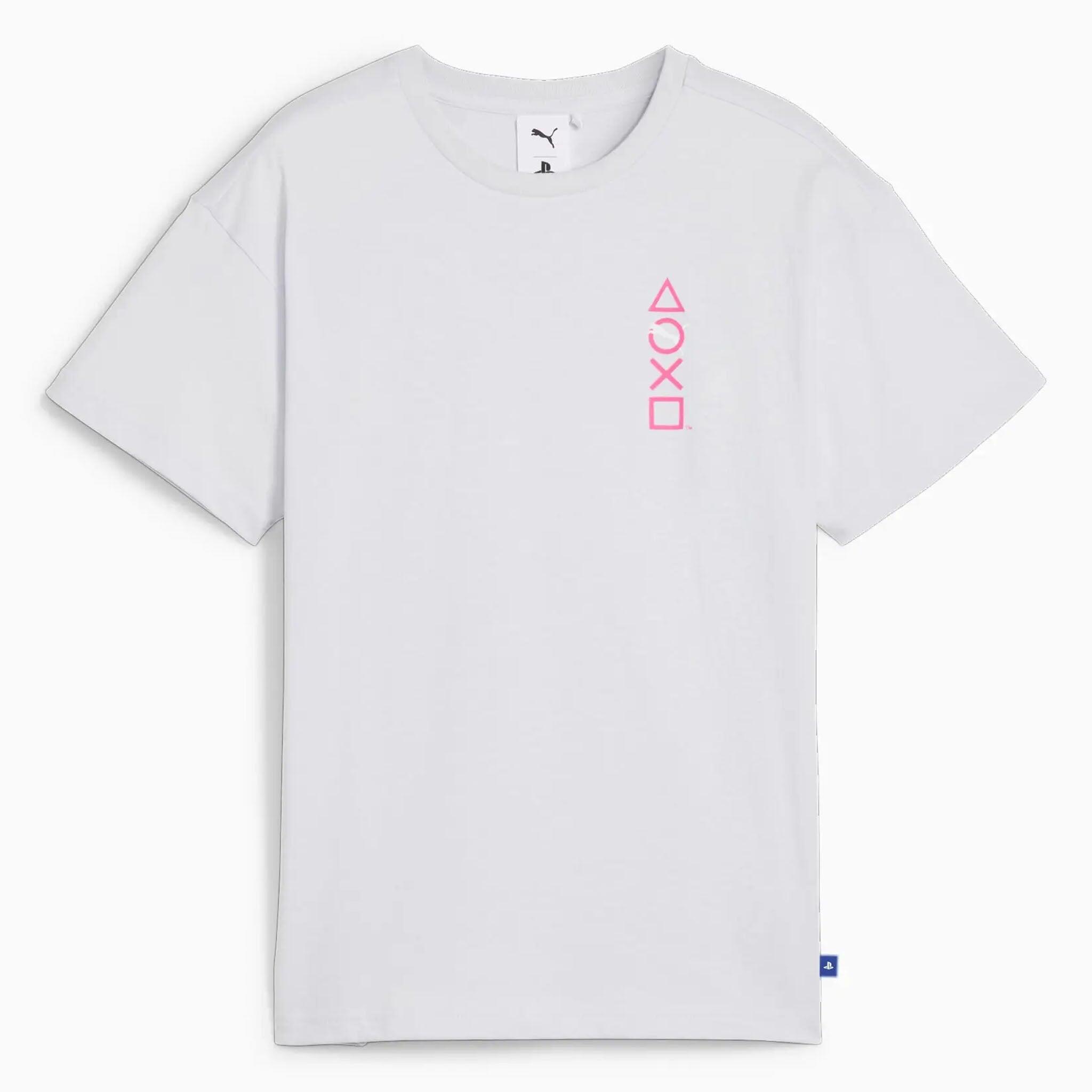 Puma x Playstation Kids Silver T-Shirt 1/2