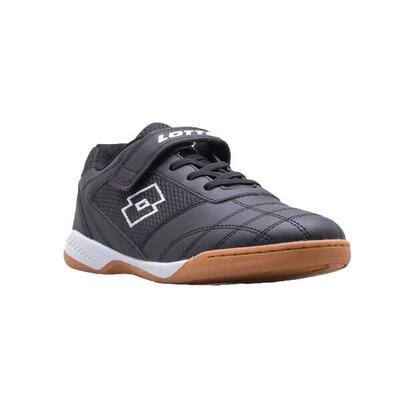 Scarpe Sportive Pelle Ecologica Bambini Lotto Whizzer Nero