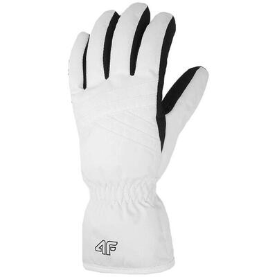 Dames waw23afglf106 skihandschoenen (wit. zwart)
