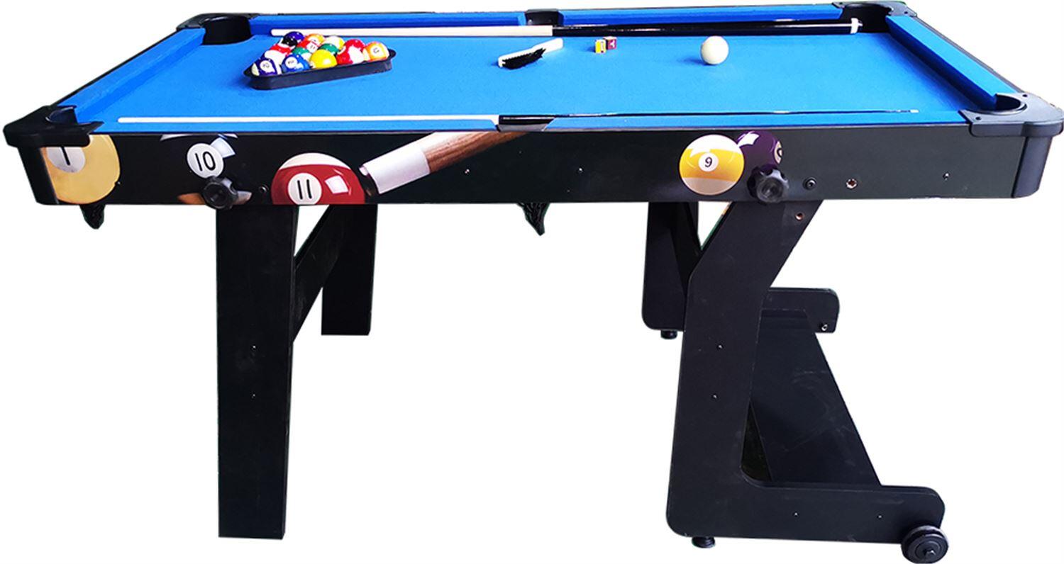 TopTable Fun Fold-Up 5ft - Gemakkelijk Opklapbare Pooltafel 2/3