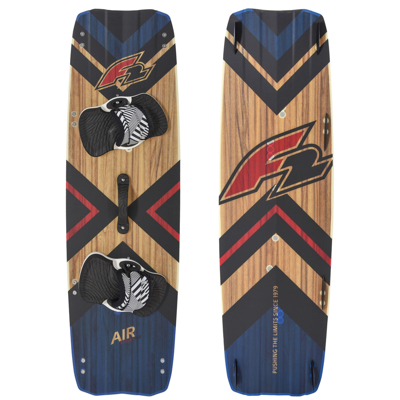 F2  Damen Kiteboard Air Wood Komplett 136cm Blau 2024/25 1/3