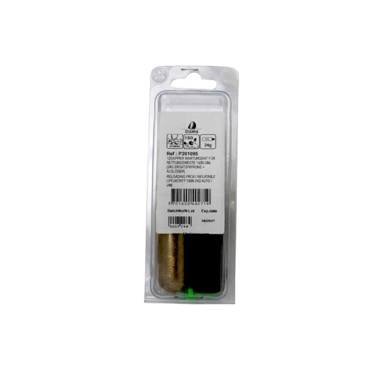 12SKIPPER herlaadset 150N UML (24g reservepatroon + trigger)