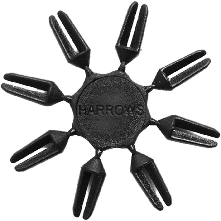 HARROWS Sovrapposizioni Flight Saver Misura Confezione 8 Harrows Nero