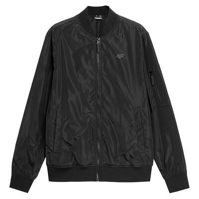 Heren urban bomber jacket (zwart)