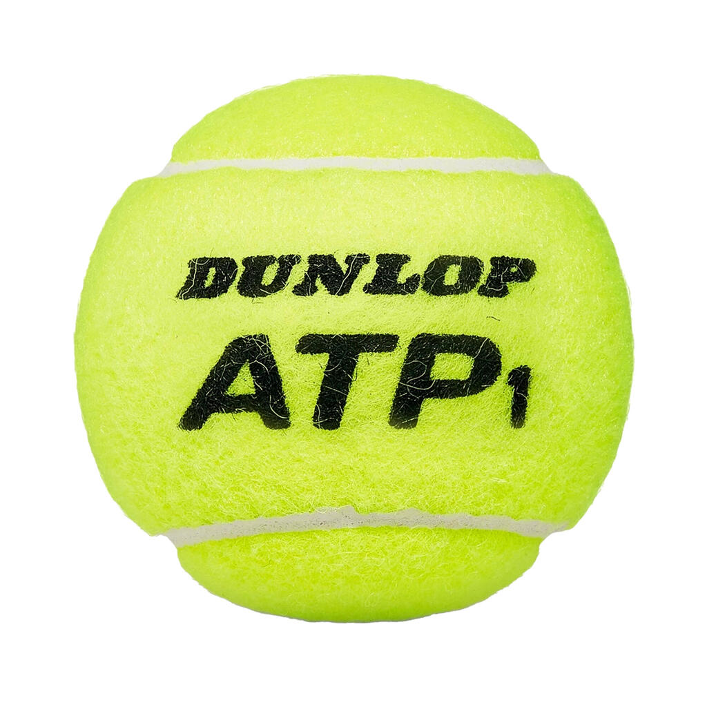 ATP Tennis Balls (Pack of 4) (Yellow) One Size