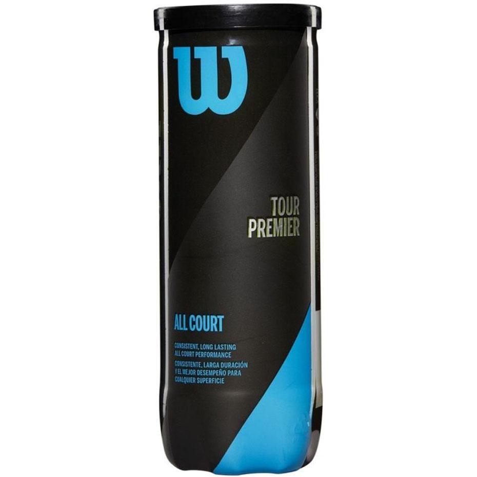 Tour Premier Tennis Balls (Pack of 3) (Yellow) One Size