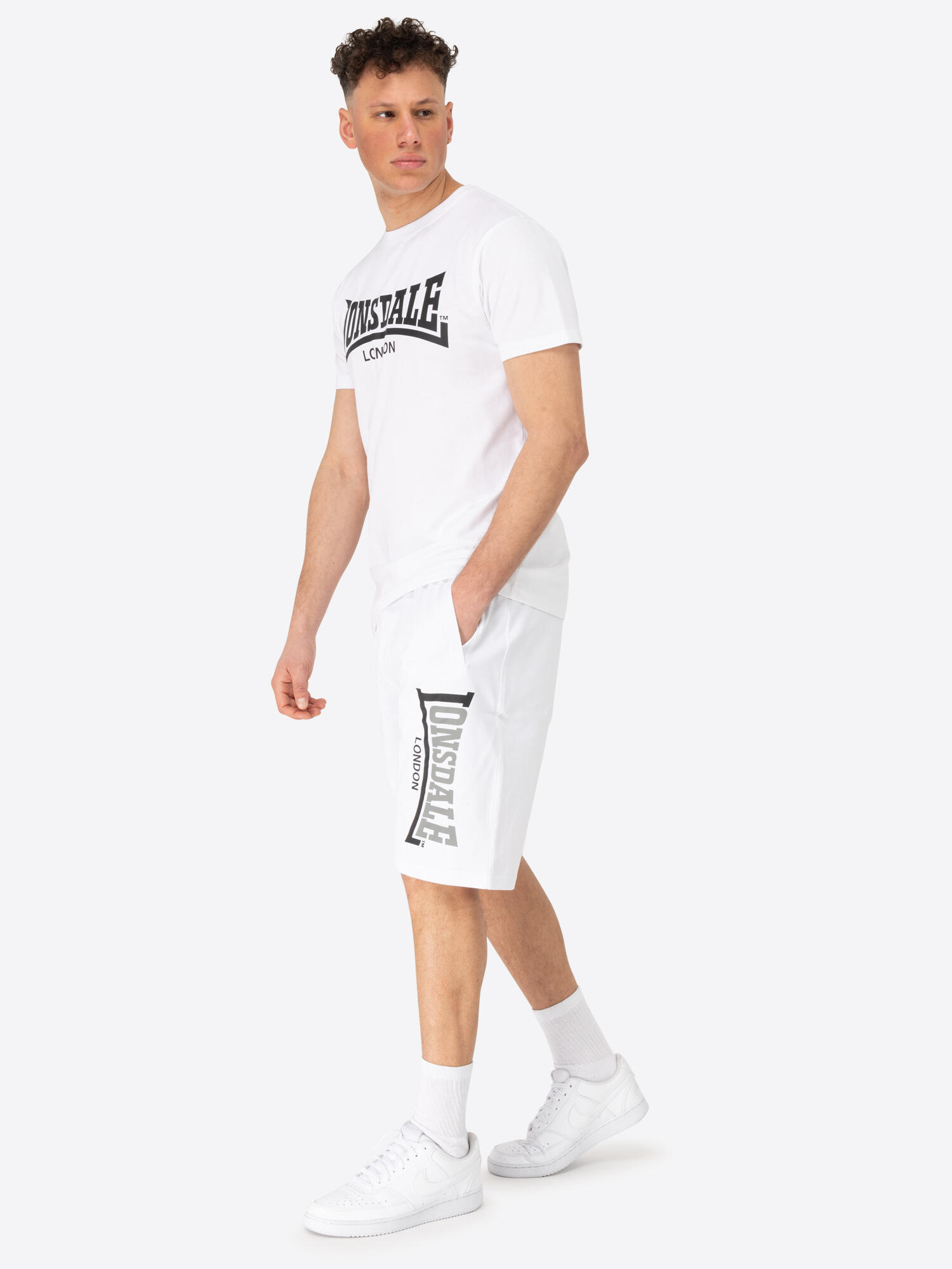 LONSDALE Herren Shorts normale Passform LOGO JAM 3/6