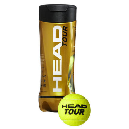 Balles De Tennis TOUR (Jaune)