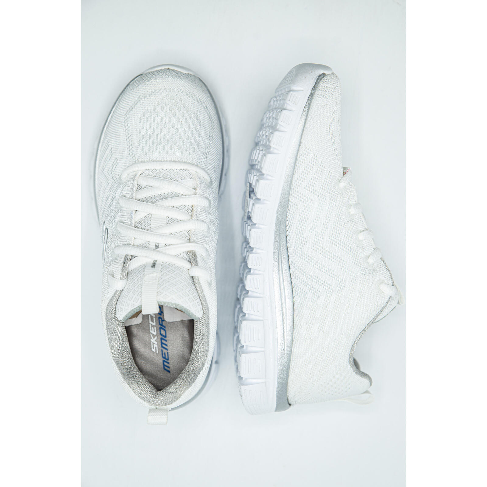 Baskets Skechers Get Connected 12615WSL, Blanc, Femmes 2/5
