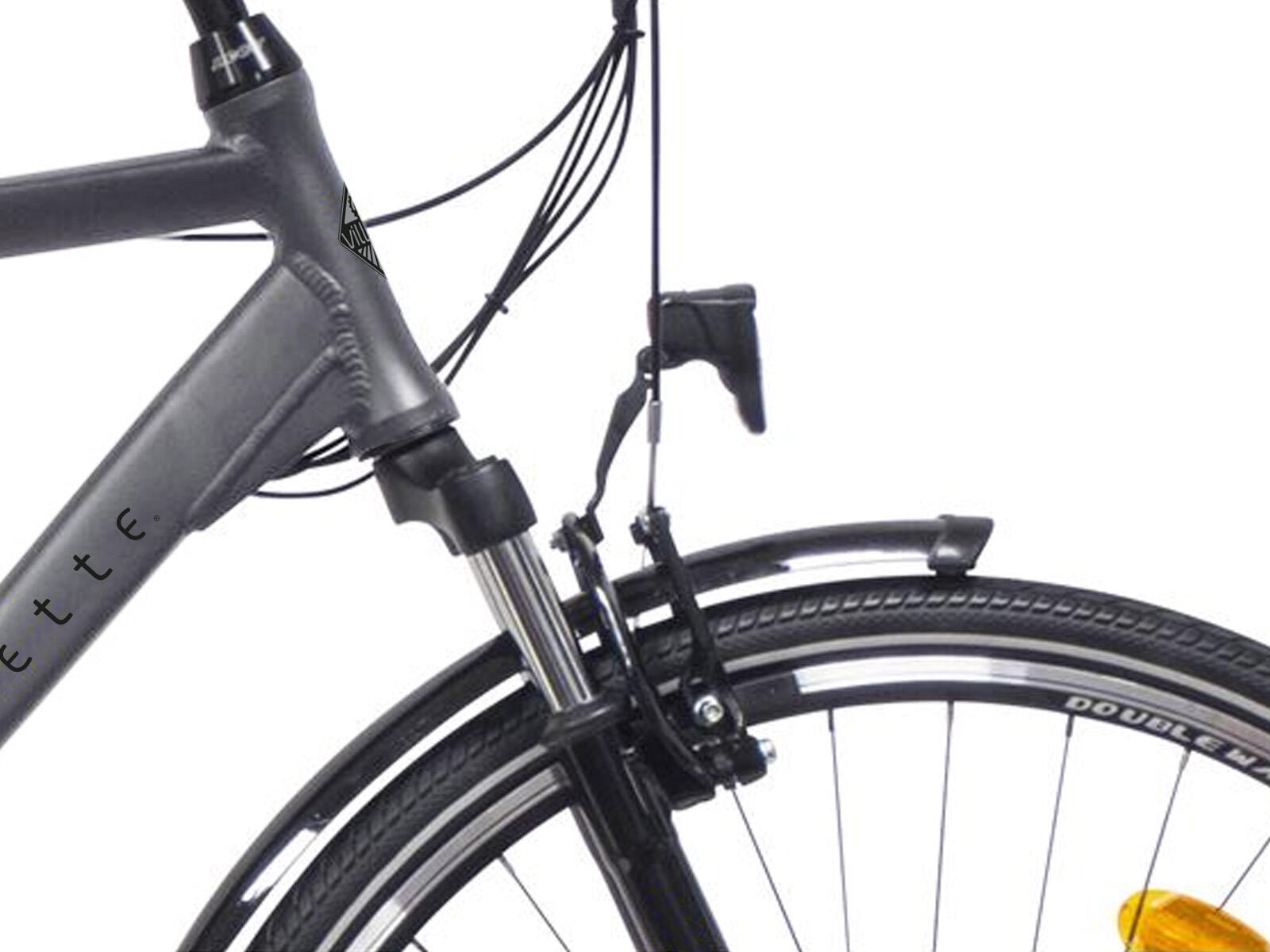 Villette Randonnee elektrische fiets heren 13 Ah grijs 3/3