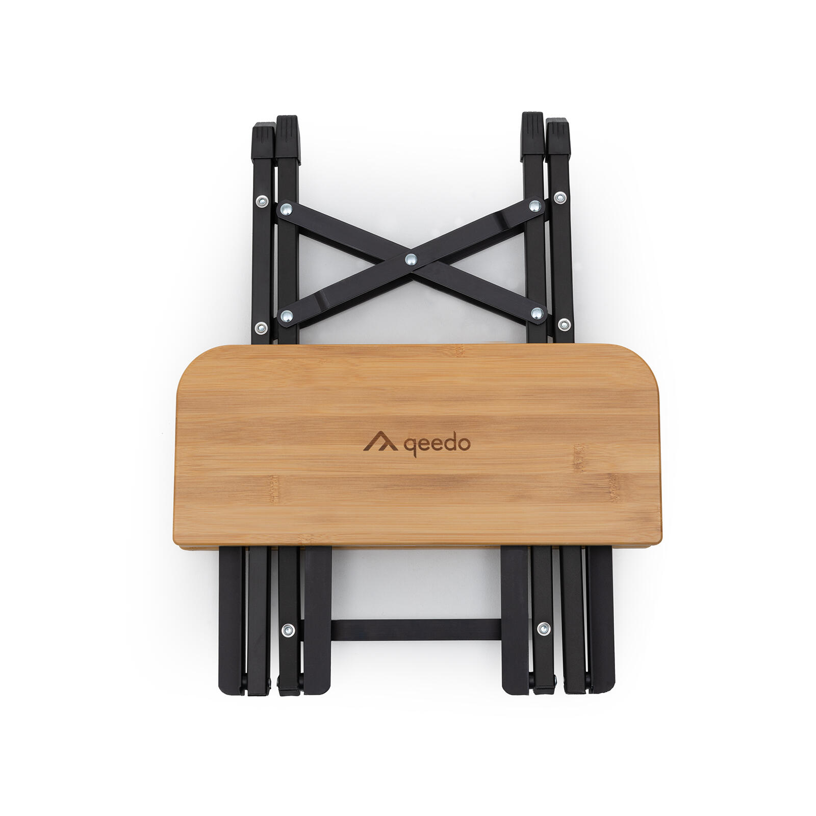 Lot de 2 tabourets de camping pliables en bambou Tabouret pliant 5/7