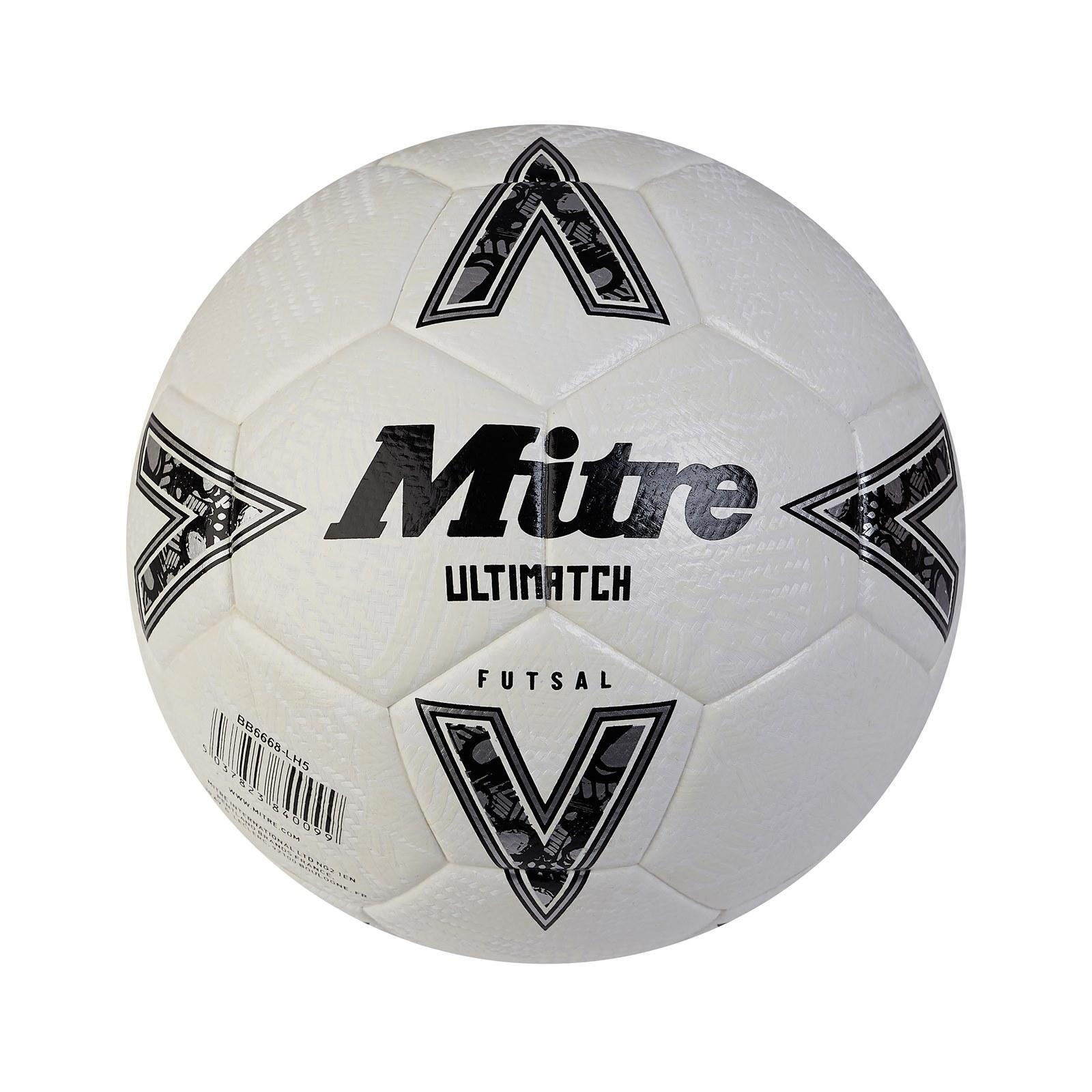 Ultimatch Futsal Football (White/Black) 1/1
